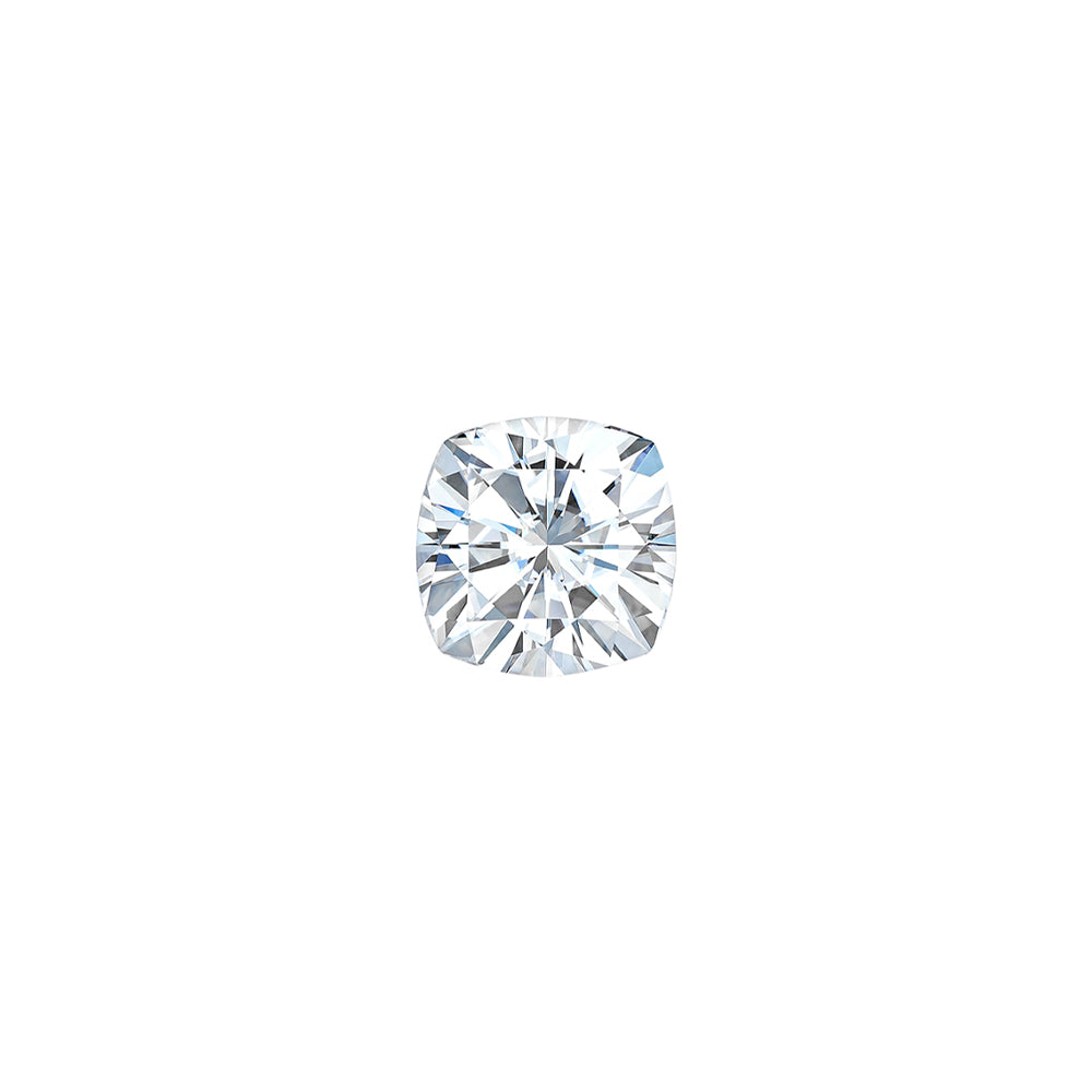 Moissanite 0.22CTW DEW Cushion Near-Colorless Brilliant Cut Moissanite