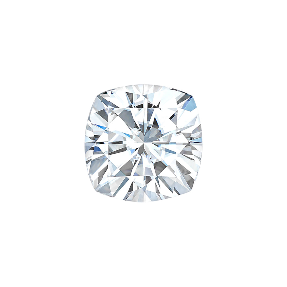 Forever One 1.10CTW DEW Cushion Colorless Brilliant Cut Moissanite