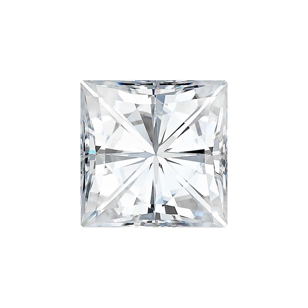 Forever One 2.50CTW DEW Square Colorless Brilliant Cut Moissanite