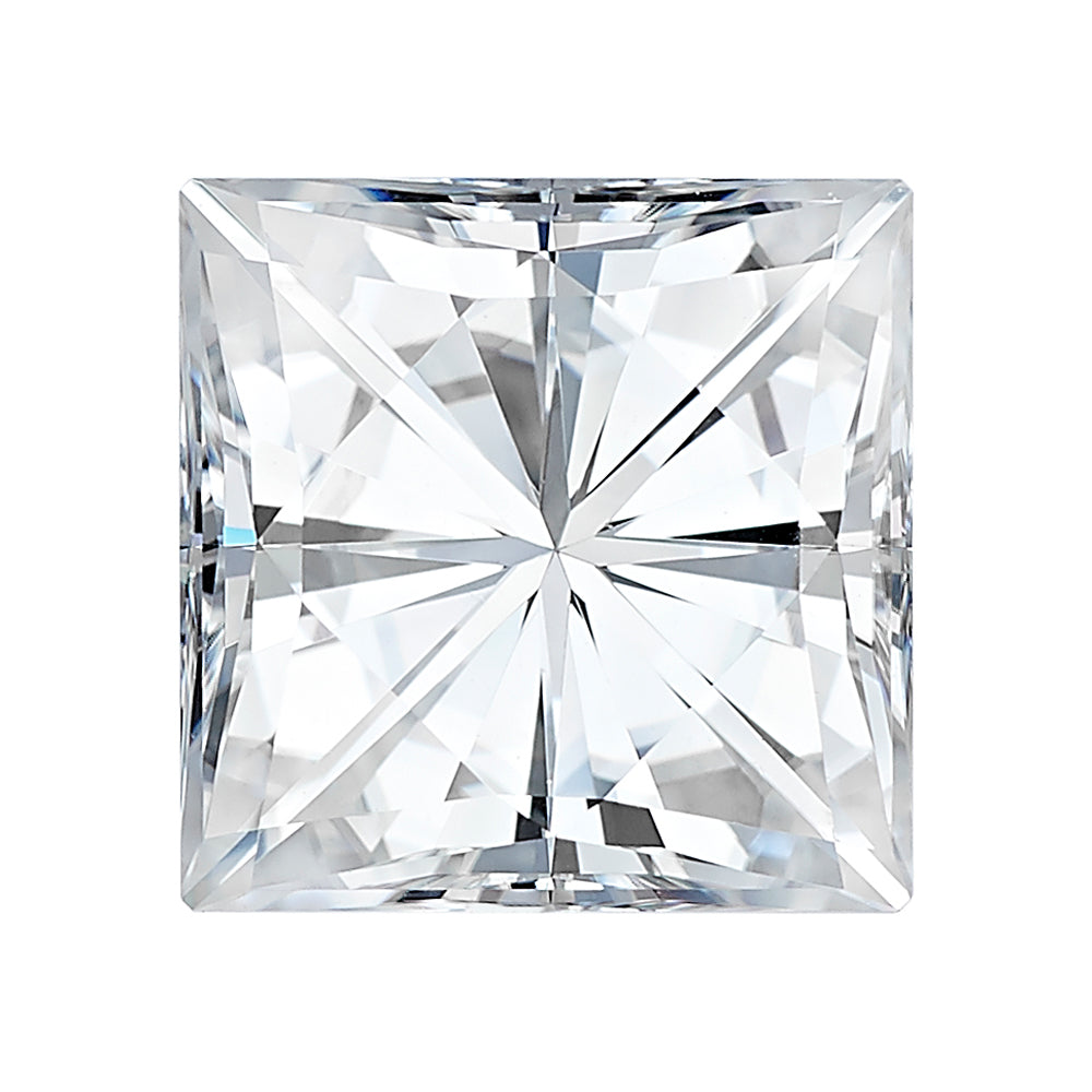 Moissanite 5.97CTW DEW Square Colorless Brilliant Cut Moissanite