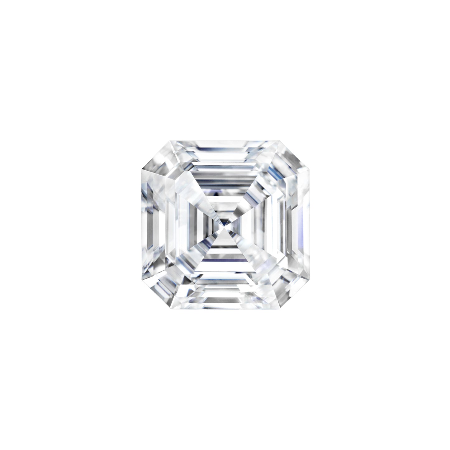 Moissanite 0.77CTW DEW Asscher Near-Colorless Step Cut Moissanite