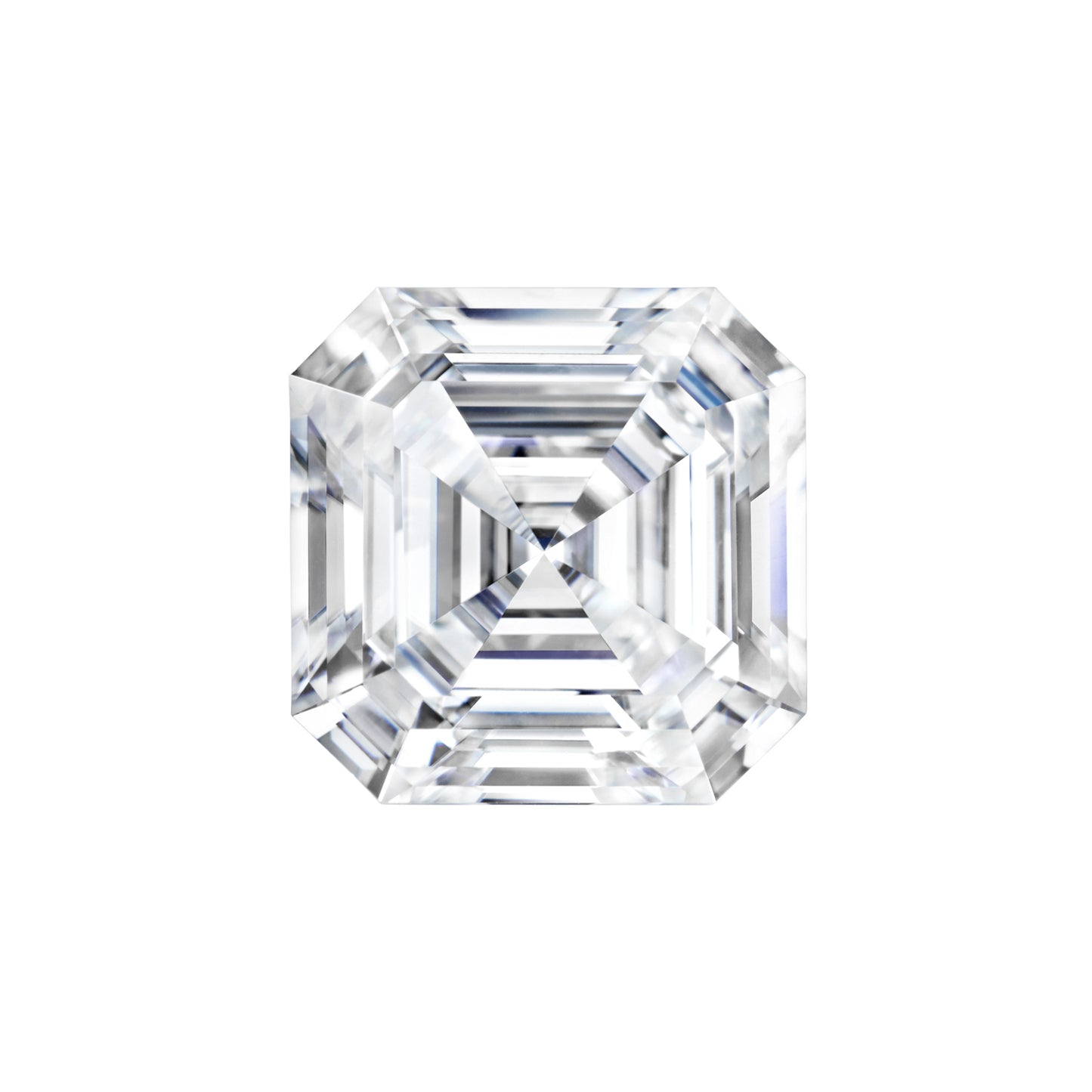 Forever One 1.80CTW DEW Asscher Colorless Step Cut Moissanite