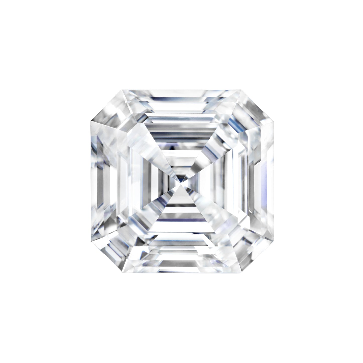 Forever One 1.80CTW DEW Asscher Colorless Step Cut Moissanite