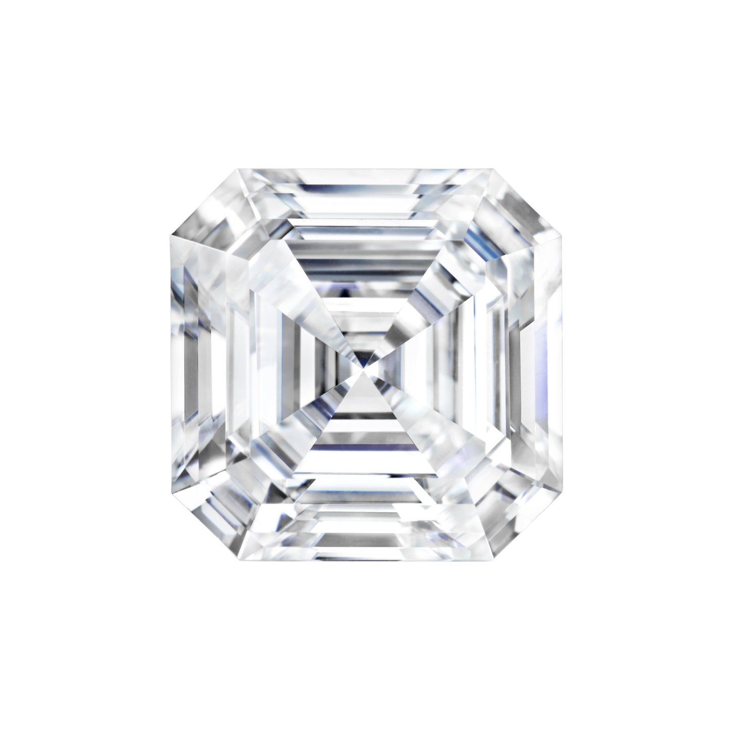 Forever One 2.21CTW DEW Asscher Near-Colorless Step Cut Moissanite