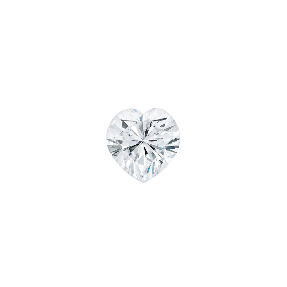 Forever One 0.23CTW DEW Heart Colorless Brilliant Cut Moissanite