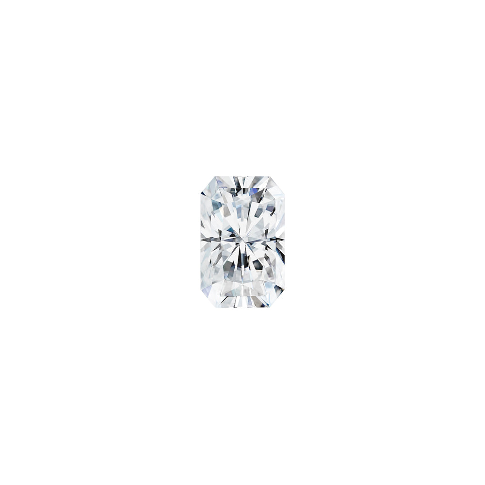 Moissanite 0.11CTW DEW Radiant Near-Colorless Modified Brilliant Cut Moissanite