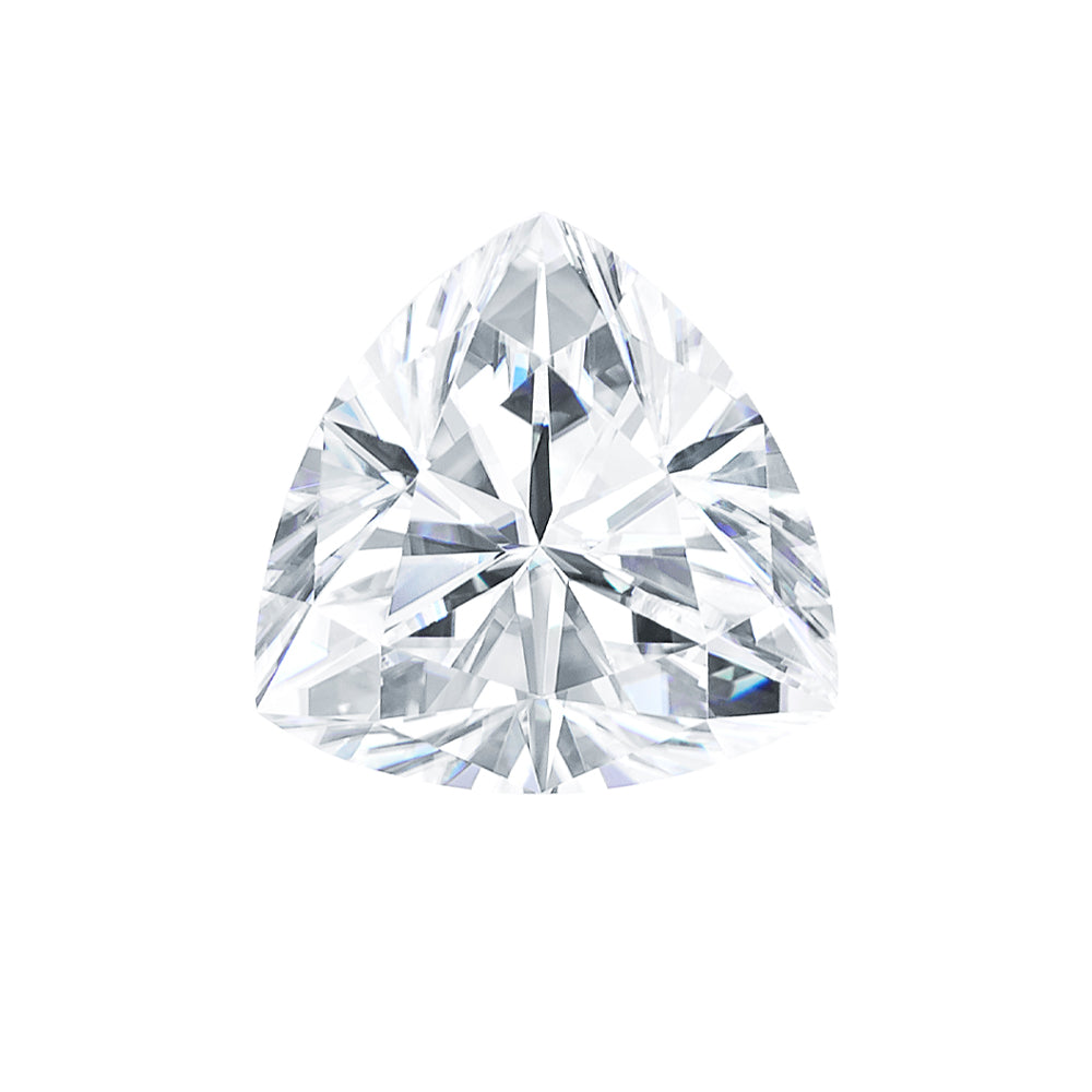 Forever One 2.78CTW DEW Trillion Colorless Brilliant Cut Moissanite