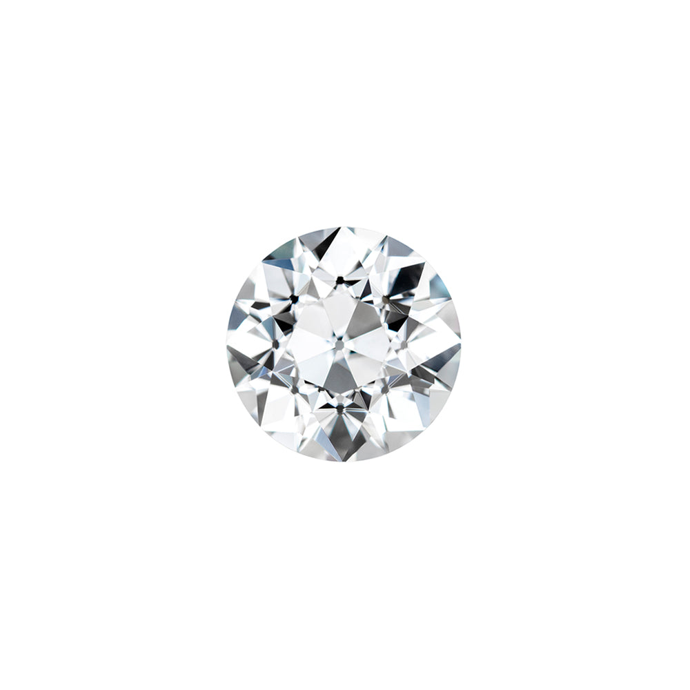 Moissanite 0.50CTW DEW Round Colorless Old European Cut Moissanite