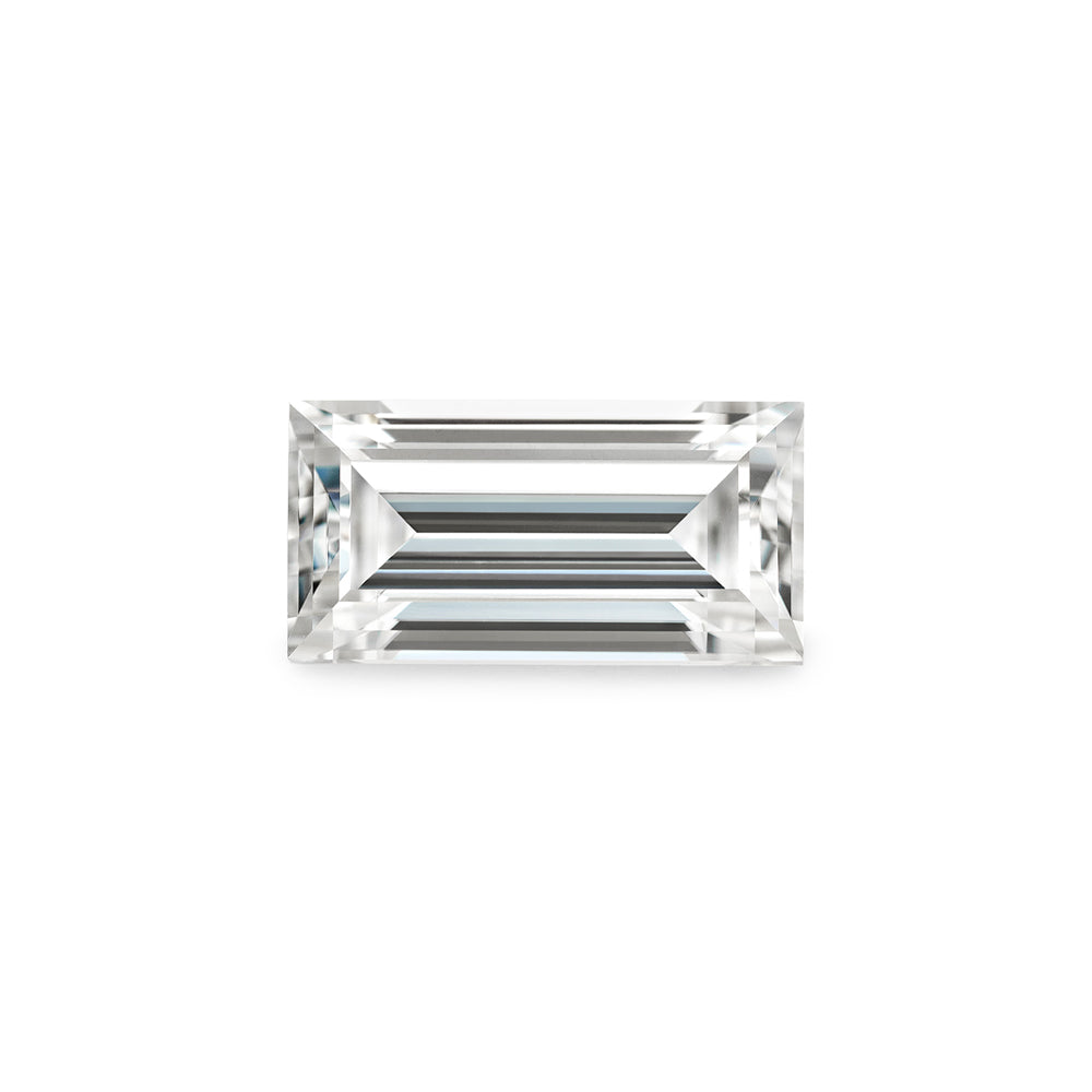 Moissanite 0.63CTW DEW Straight Baguette Near-Colorless Step Cut Moissanite