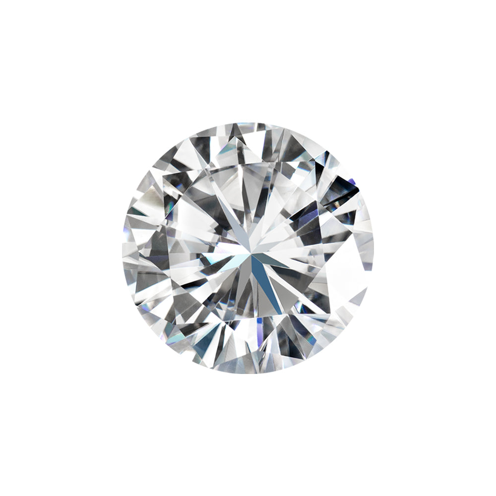Round Cut Moissanite 2.13 Carat D Color VVS1 Clarity IGI 625473539