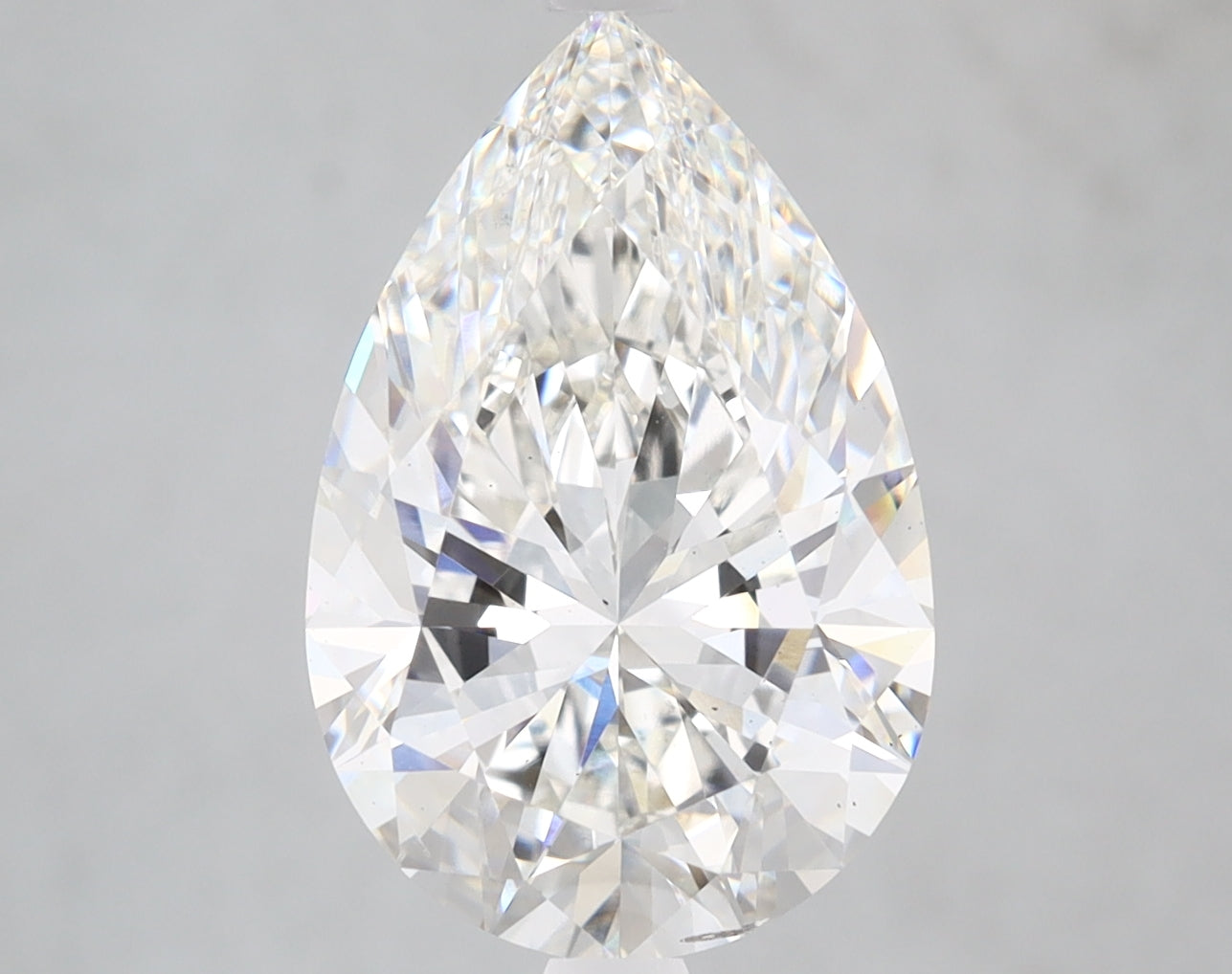 Pear Cut Diamond 4.13 Carat G Color VS2 Clarity IGI 576320891