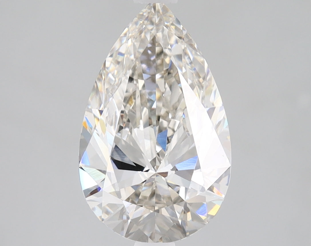 Pear Cut Diamond 2.01 Carat H Color VVS2 Clarity IGI 591308114