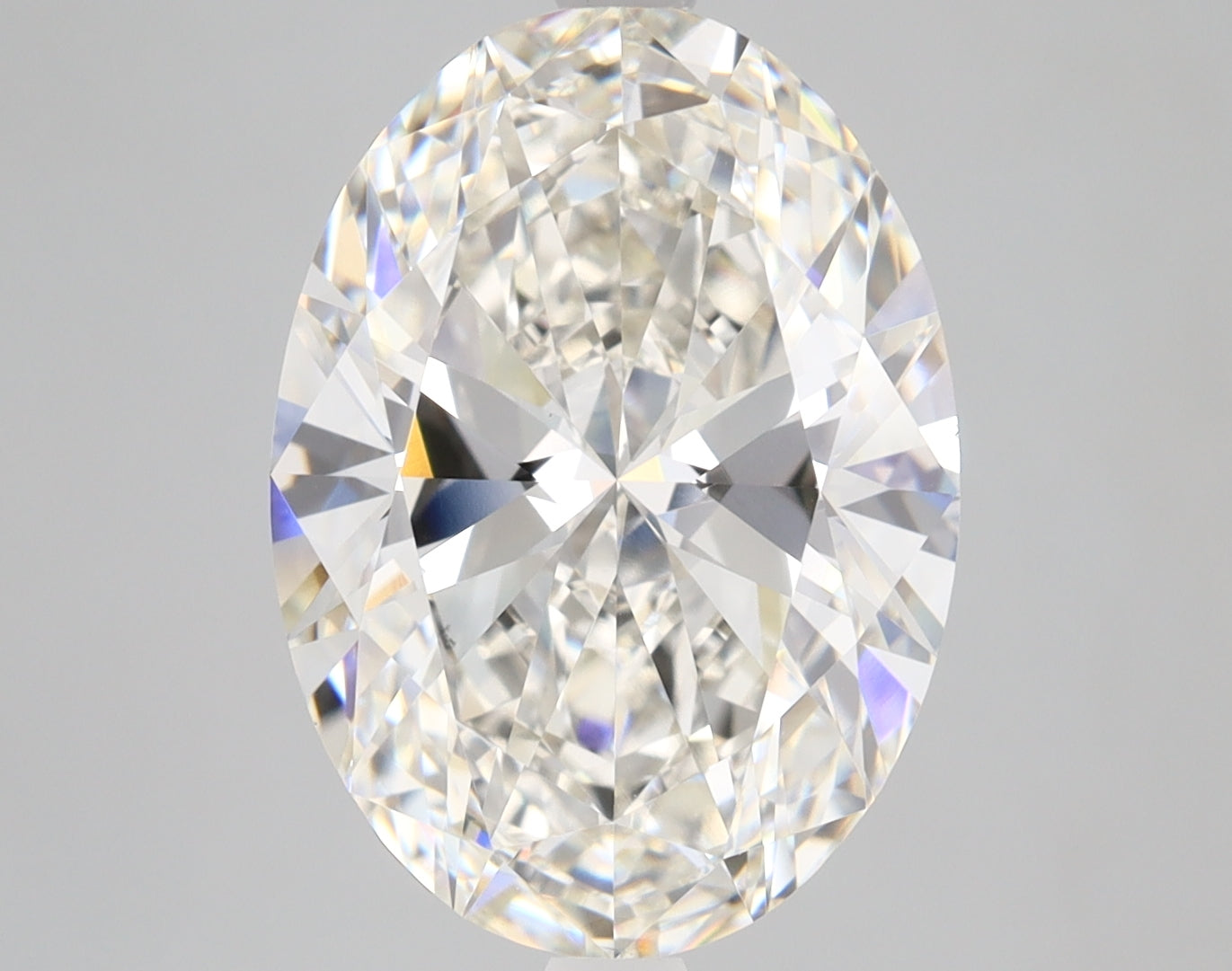 Oval Cut Diamond 5.04 Carat H Color VS1 Clarity IGI 589386378