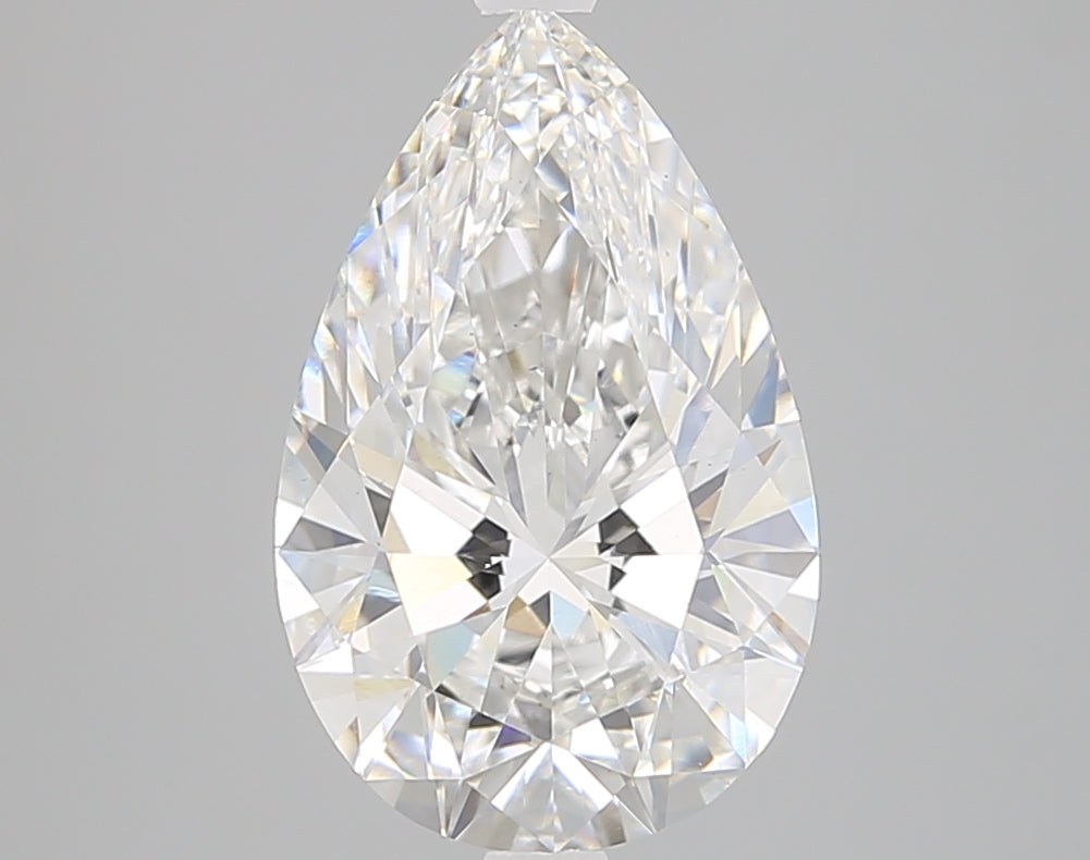 Pear Cut Diamond 3.3 Carat F Color VS1 Clarity IGI 604387136