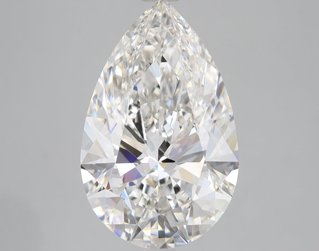 Pear Cut Diamond 4.03 Carat G Color VS1 Clarity IGI 595361569
