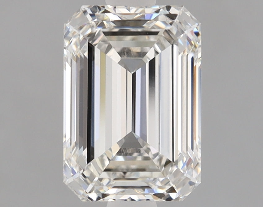 Emerald Cut Diamond 1.58 Carat F Color VS1 Clarity IGI 645435063