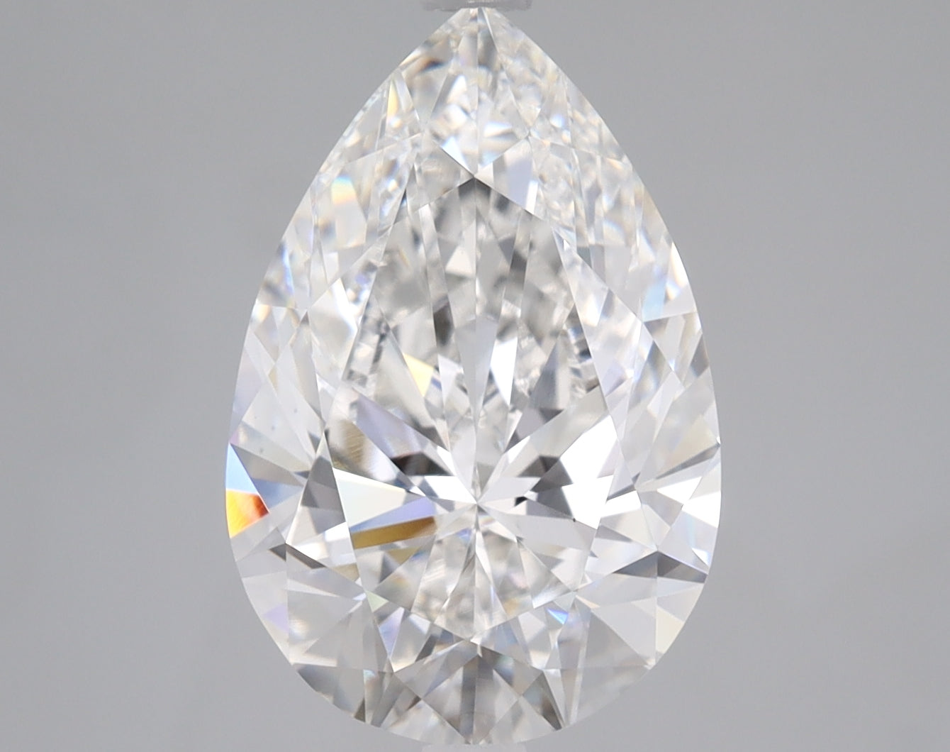 Pear Cut Diamond 5.0 Carat F Color VS1 Clarity IGI 615357151