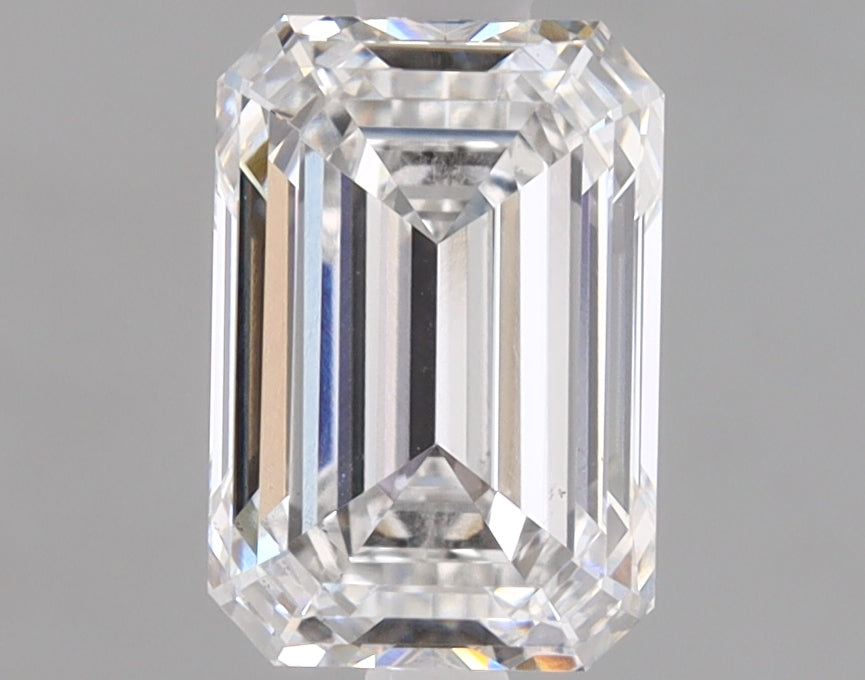 Emerald Cut Diamond 1.52 Carat E Color VS2 Clarity IGI 644447524