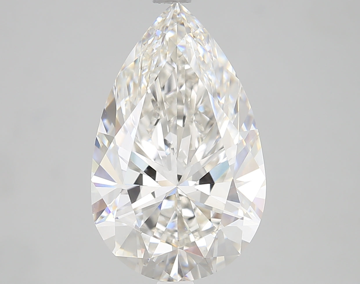 Pear Cut Diamond 4.14 Carat G Color VVS2 Clarity IGI 593386012