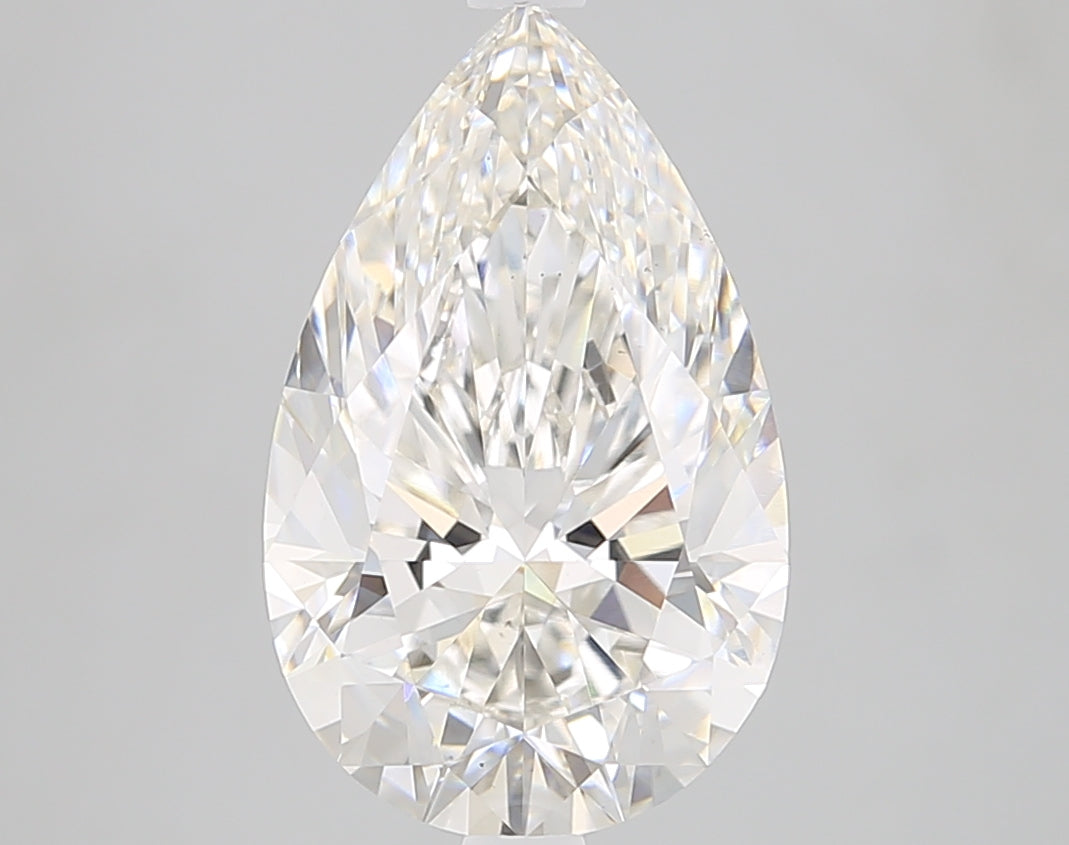 Pear Cut Diamond 4.15 Carat G Color VS2 Clarity IGI 570363169
