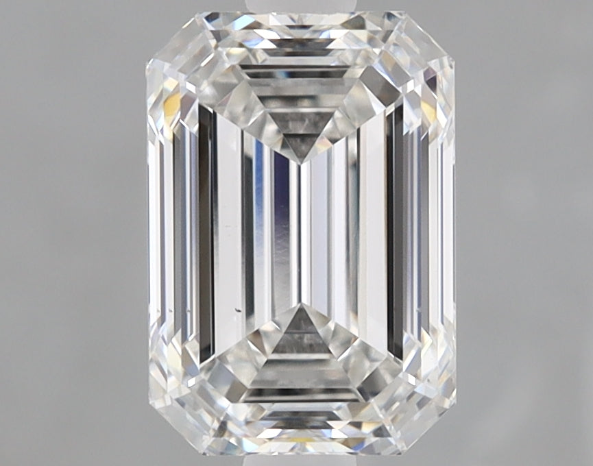 Emerald Cut Diamond 1.59 Carat E Color VS2 Clarity IGI 644447495