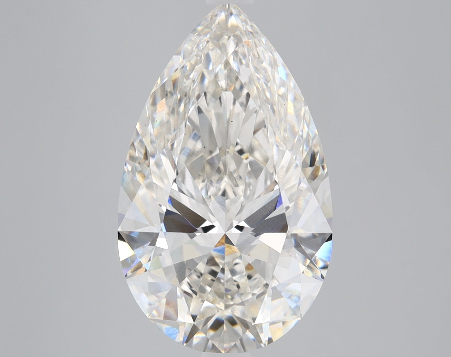 Pear Cut Diamond 5.04 Carat H Color VS1 Clarity IGI 589386398