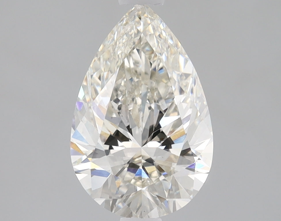 Pear Cut Diamond 1.53 Carat H Color SI1 Clarity IGI 591307816