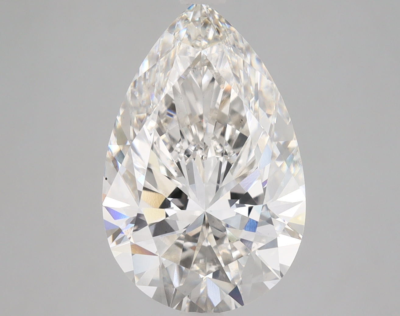 Pear Cut Diamond 4.3 Carat G Color VS2 Clarity IGI 605361888