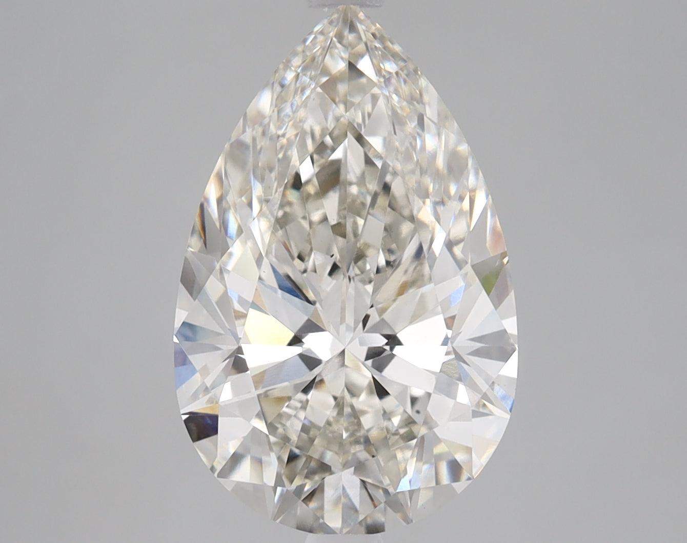 Pear Cut Diamond 4.23 Carat H Color VS1 Clarity IGI 603352578