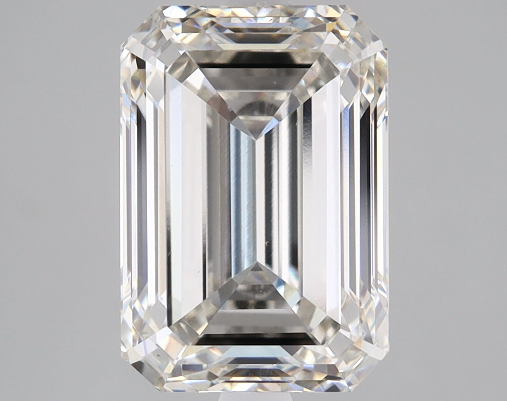 Emerald Cut Diamond 4.38 Carat H Color VVS2 Clarity IGI 595361587