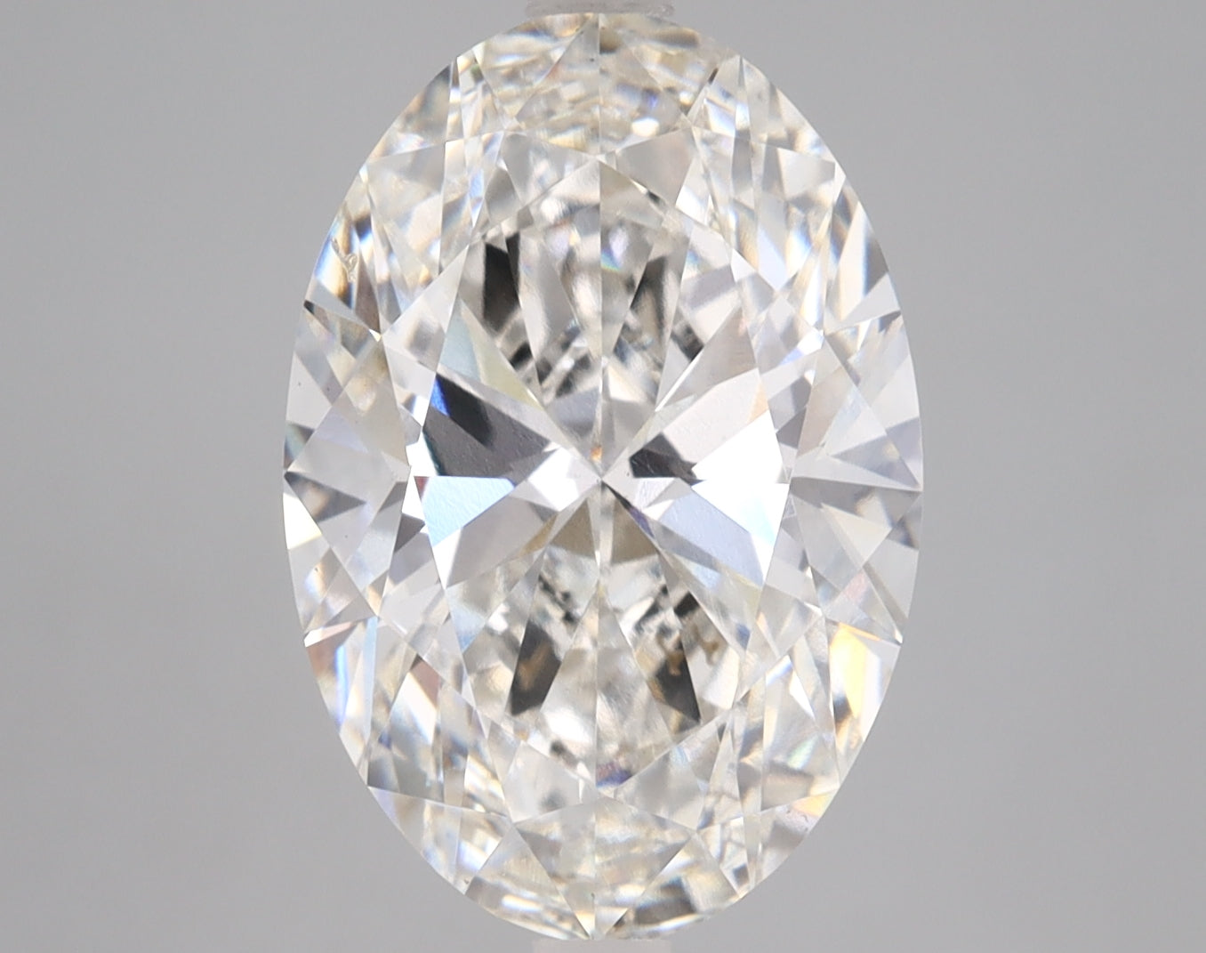Oval Cut Diamond 5.23 Carat H Color Vs1 Clarity Igi 602326381