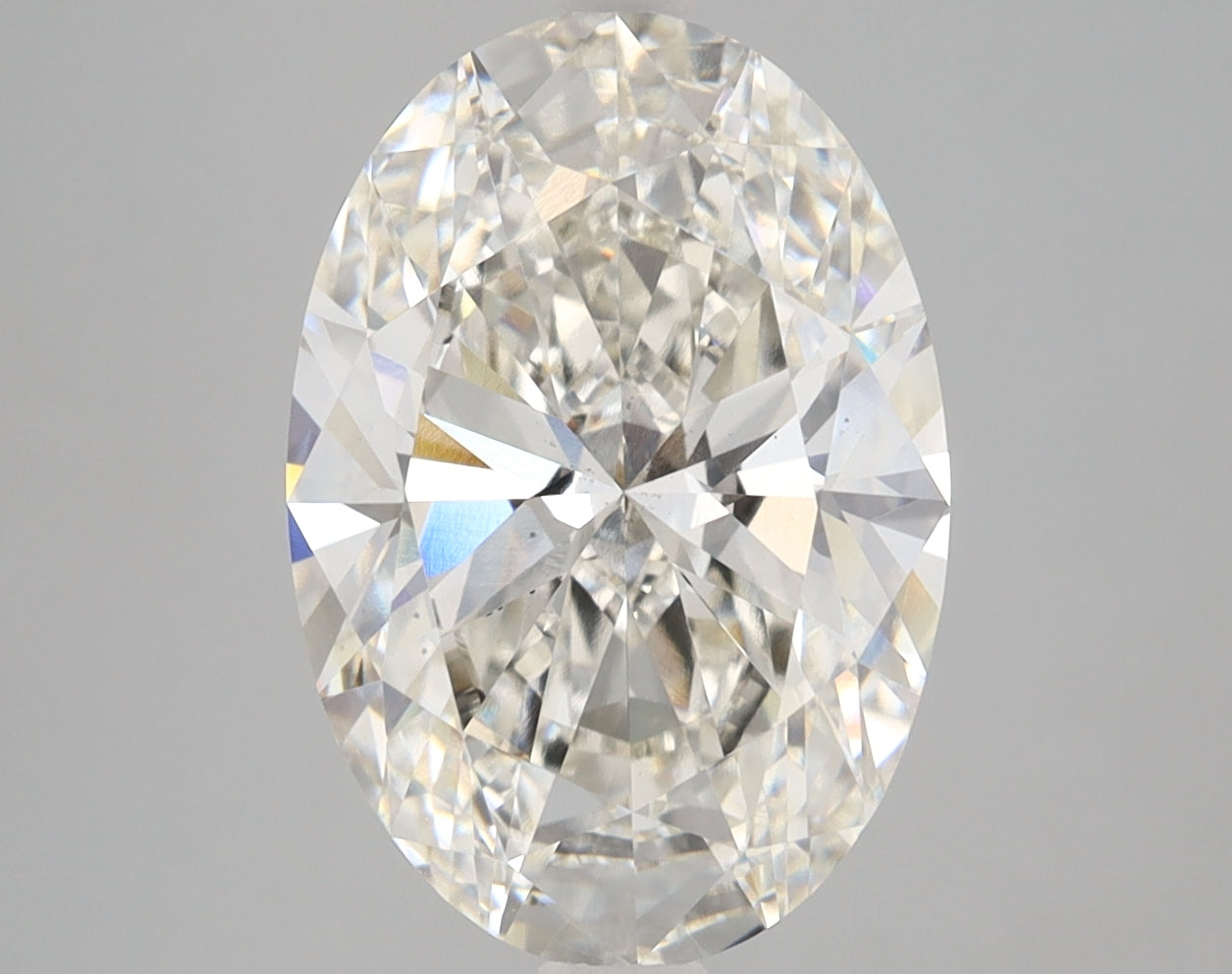 Oval Cut Diamond 4.26 Carat H Color Vs2 Clarity Igi 605356679