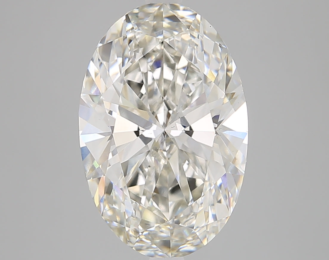 Oval Cut Diamond 5.1 Carat H Color Vs2 Clarity Igi 588350597
