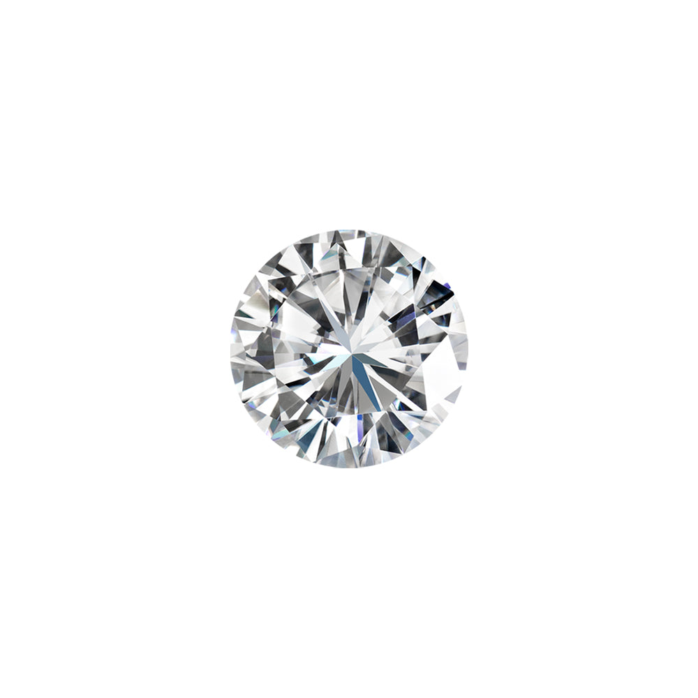 Forever One 0.50CTW DEW Round Colorless Brilliant Cut Moissanite