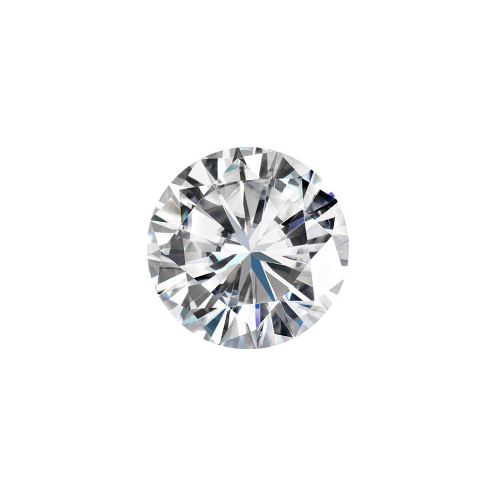 Forever One 0.80CTW DEW Round Near-Colorless Brilliant Cut Moissanite