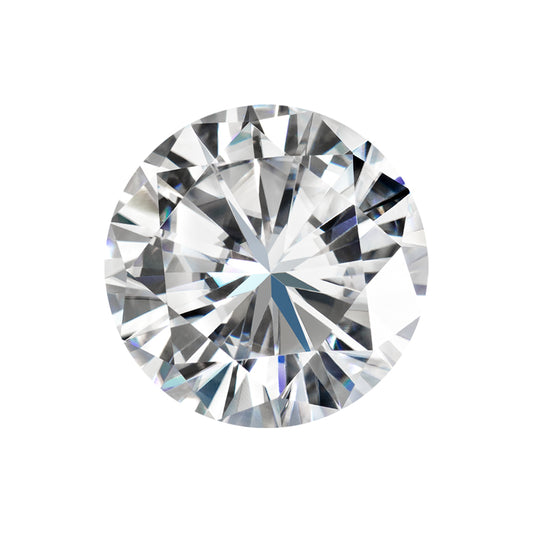 Forever One 2.70CTW DEW Round Near-Colorless Brilliant Cut Moissanite