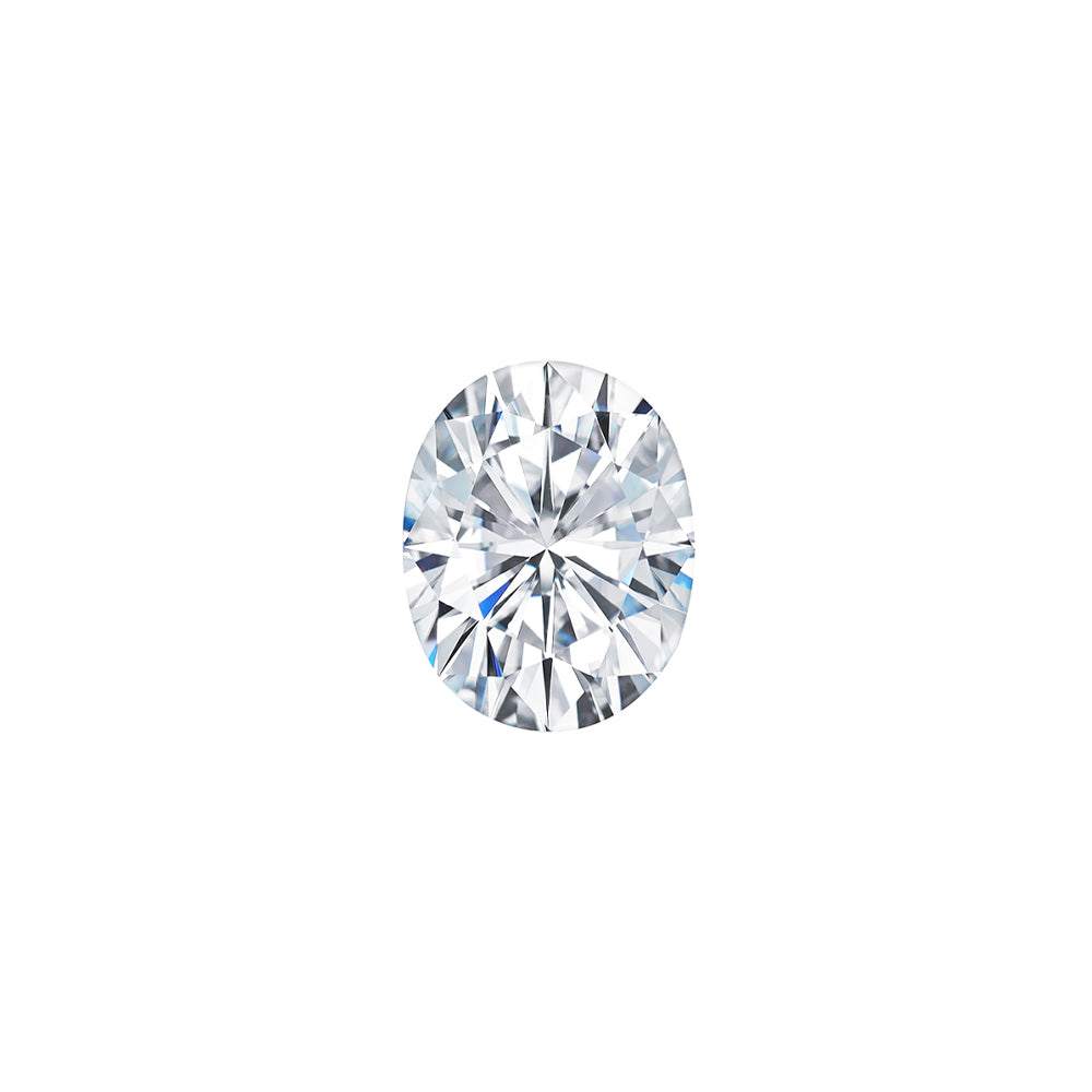 Forever One 0.26CTW DEW Oval Colorless Brilliant Cut Moissanite