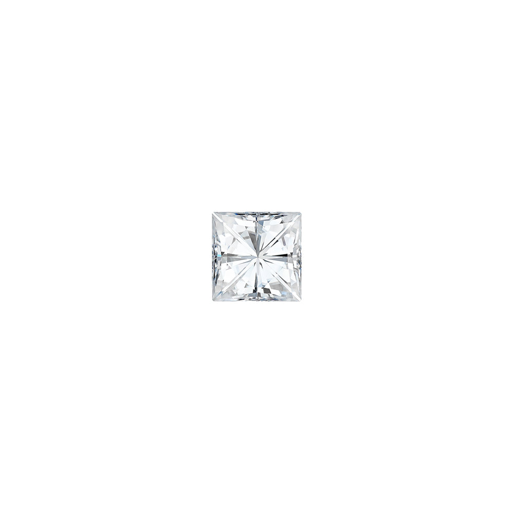 Forever One 0.12CTW DEW Square Colorless Brilliant Cut Moissanite
