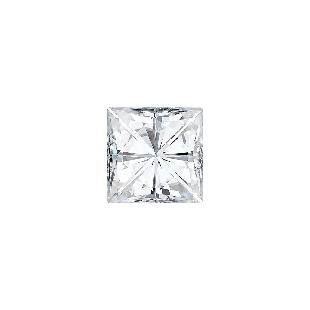 Forever One 0.60CTW DEW Square Colorless Brilliant Cut Moissanite