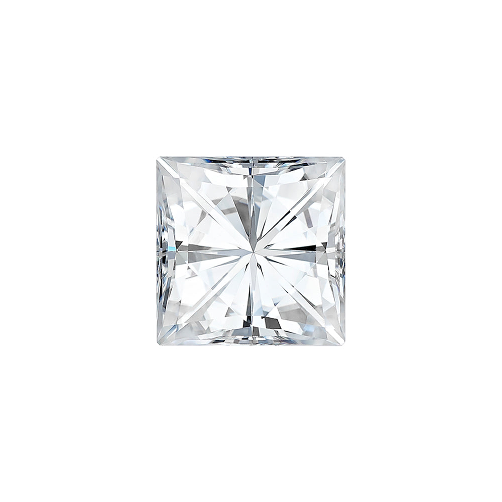 Forever One 1.00CTW DEW Square Near-Colorless Brilliant Cut Moissanite