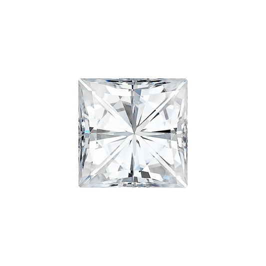 Forever One 1.70CTW DEW Square Colorless Brilliant Cut Moissanite