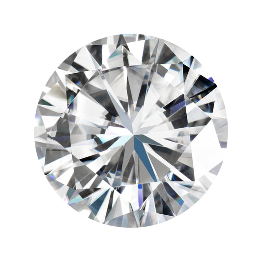 Moissanite 4.75CTW DEW Round Colorless Brilliant Cut Moissanite