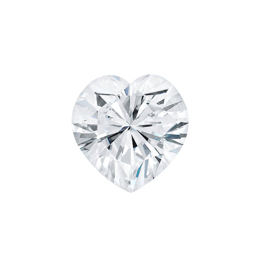 Forever One 1.50CTW DEW Heart Near-Colorless Brilliant Cut Moissanite