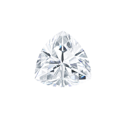 Moissanite 1.30CTW DEW Trillion Colorless Brilliant Cut Moissanite