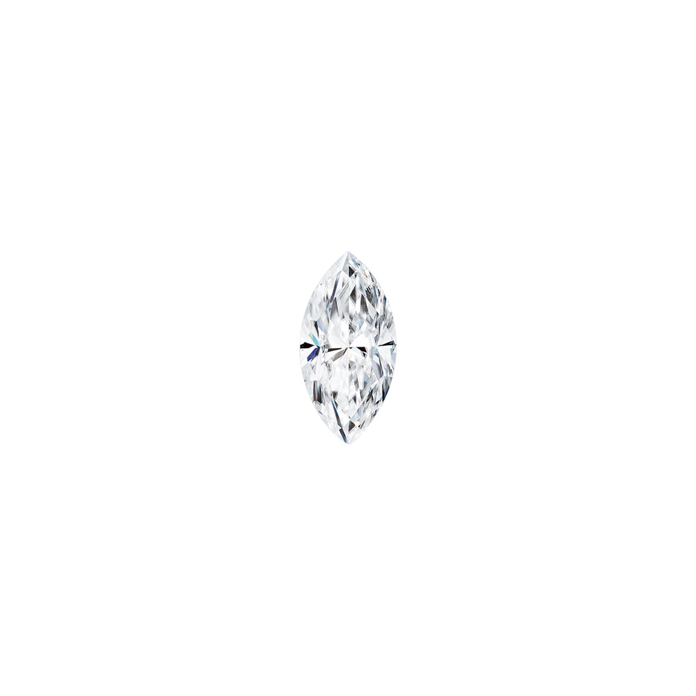 Forever One 0.07CTW DEW Marquise Near-Colorless Brilliant Cut Moissanite