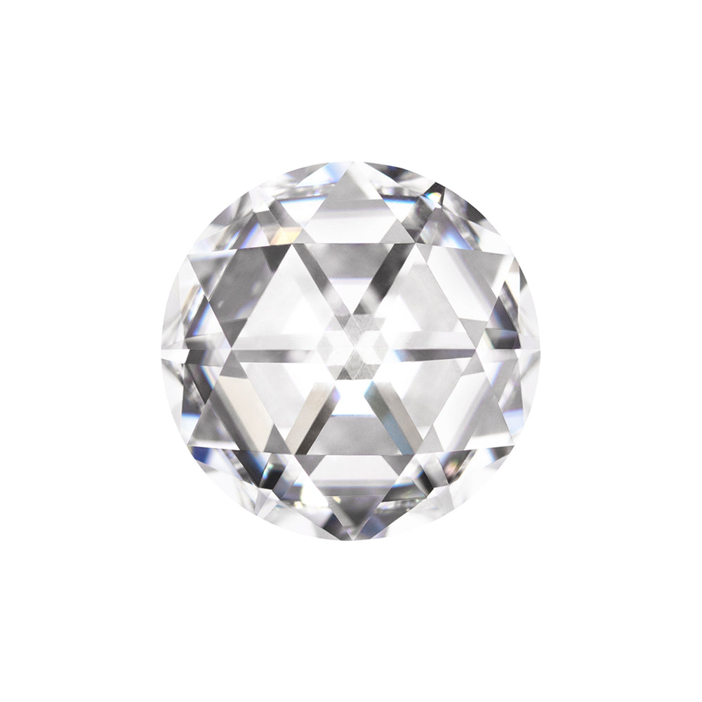 Forever One 1.80CTW DEW Round Near-Colorless DuetRose Cut Moissanite