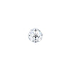 Moissanite 0.10CTW DEW Round Near-Colorless Rosette Cut Moissanite