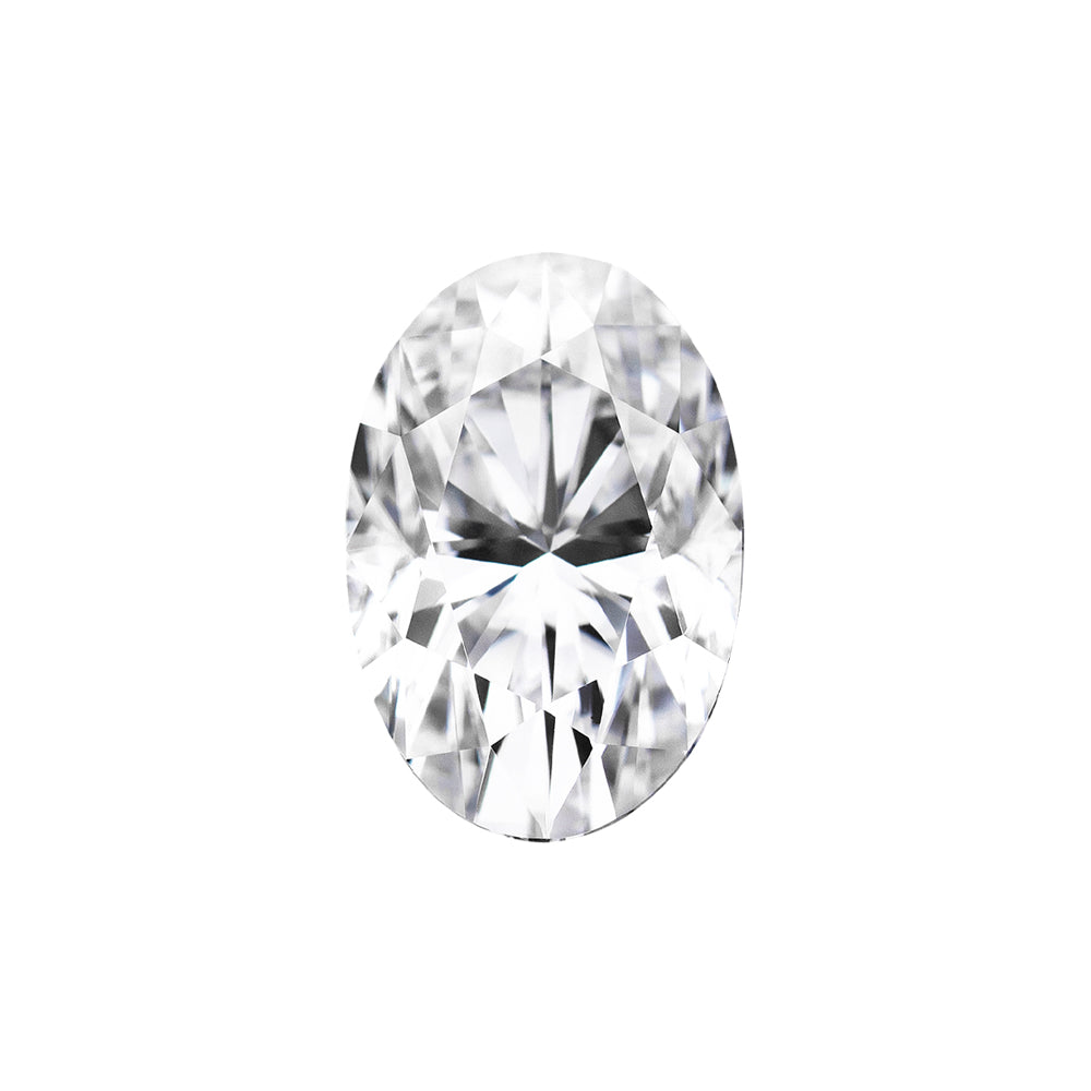 Moissanite 1.30CTW DEW Elongated Oval Near-Colorless Brilliant Cut Moissanite
