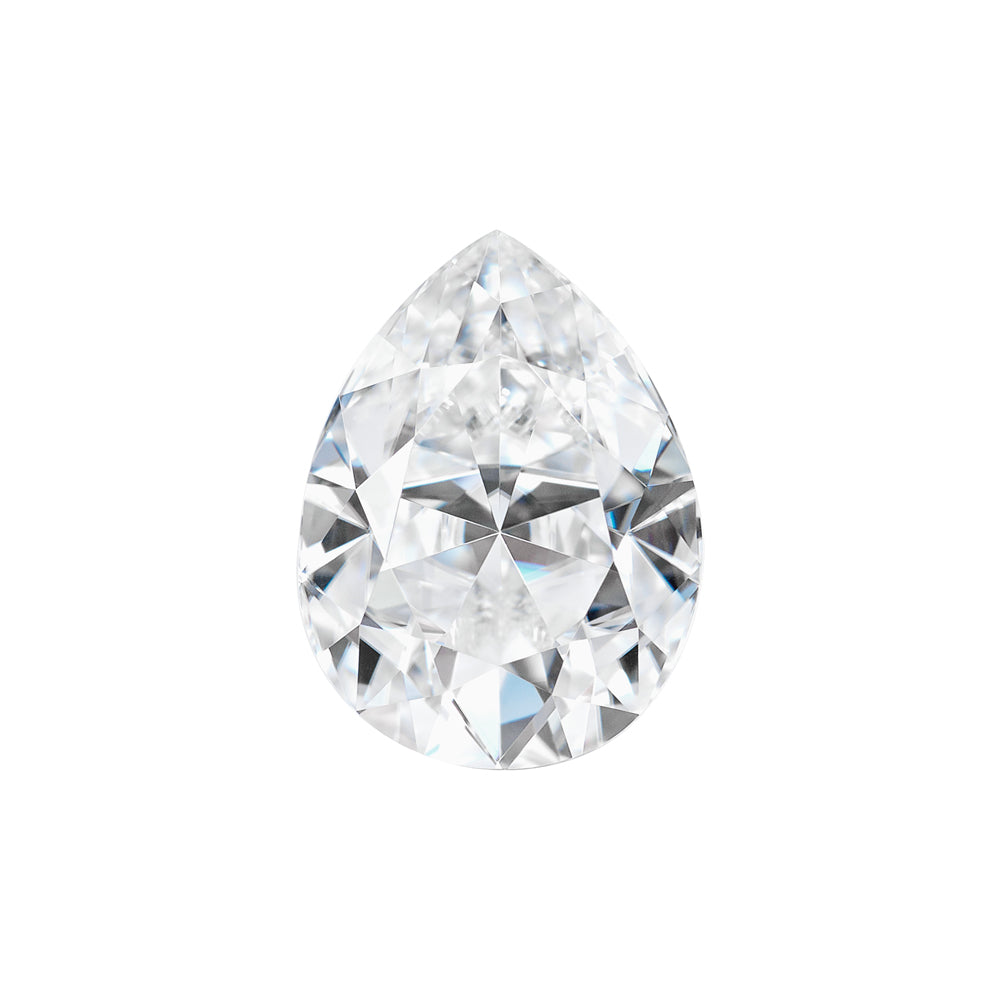 Forever One 1.20CTW DEW Pear Colorless Brilliant Cut Moissanite