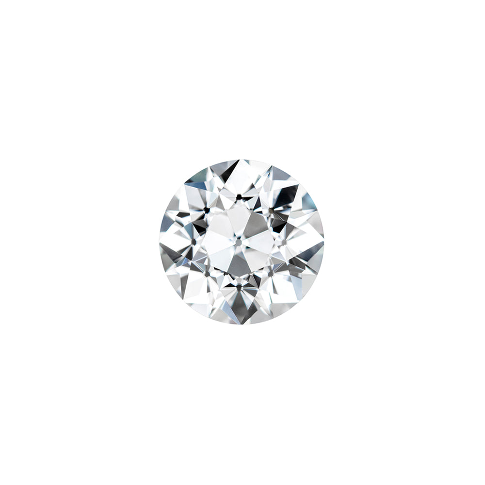 Forever One 0.50CTW DEW Round Near-Colorless Old European Cut Moissanite